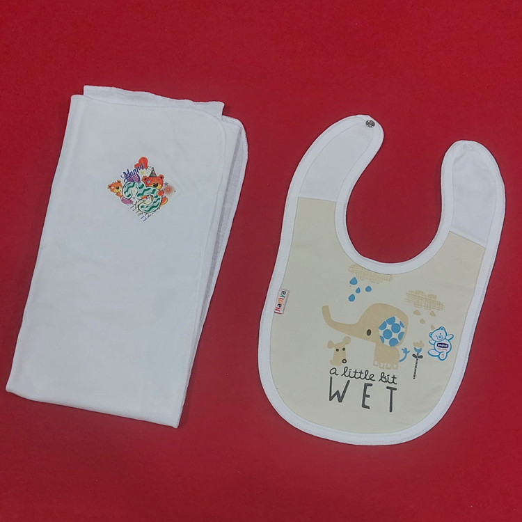 ست 19 تکه بیمارستانی نوزادی پنج ستاره قواره دار جنس تمام پنبه خالص ( با ارسال رایگان ) سایز 1 طرح فیل
