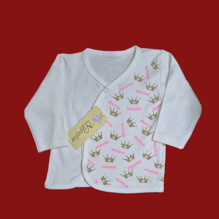 لباس نوزادی سه تکه طرح پرنسس سایز 1و2 ( ارسال رایگان به سراسرکشور)
