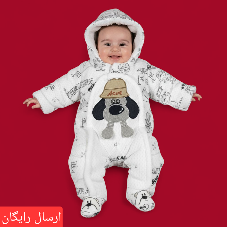 کاپشن سرهمی ناز سگ گوش دراز سایز 3و4(ارسال رایگان به سراسرکشور)