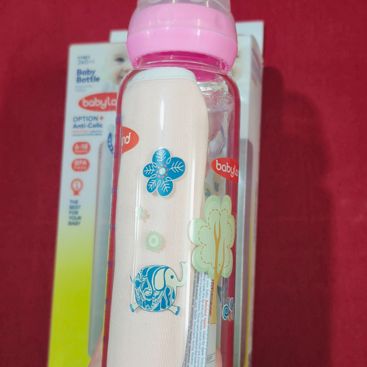 شیشه شیر نوزادی شیشه ای باکیفیت babyland سایز بزرگ دخترونه و پسرونه (ارسال رایگان)